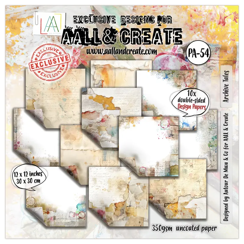 Aall And Create - 12X12 Design Paper - Archive Tales 1