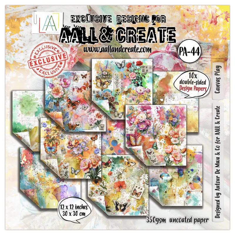 Aall And Create - 12X12 Design Paper - Canvas Play 1