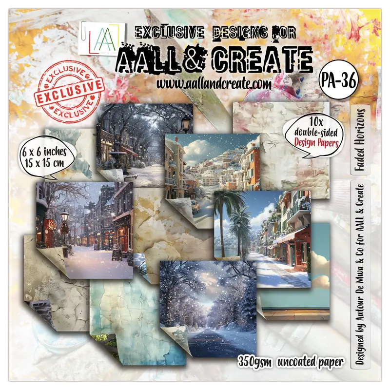Aall And Create - 6X6 Design Paper - Faded Horizons 1