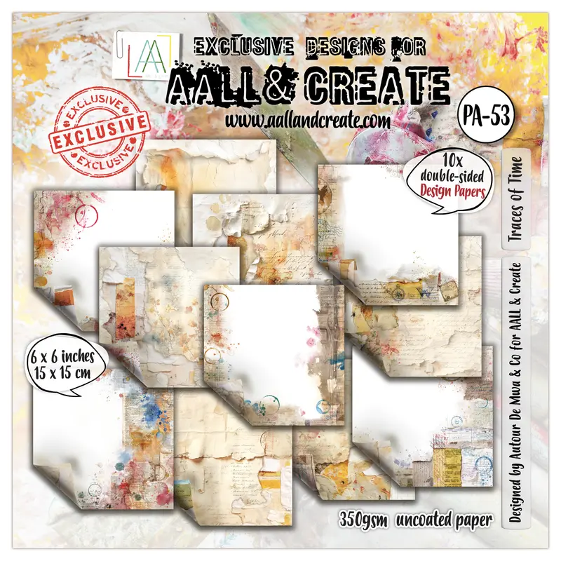 Aall And Create - 6X6 Design Paper - Traces Of Time 1