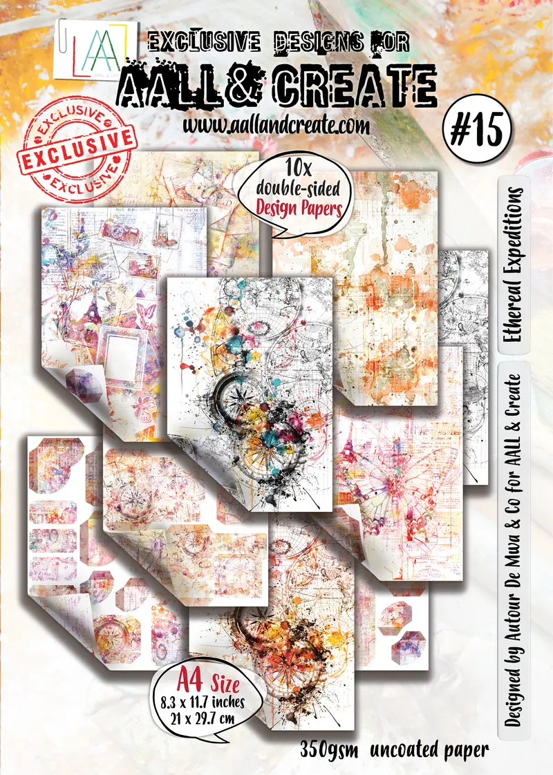 Aall And Create - A4 Design Paper - Ethereal Expeditions 1
