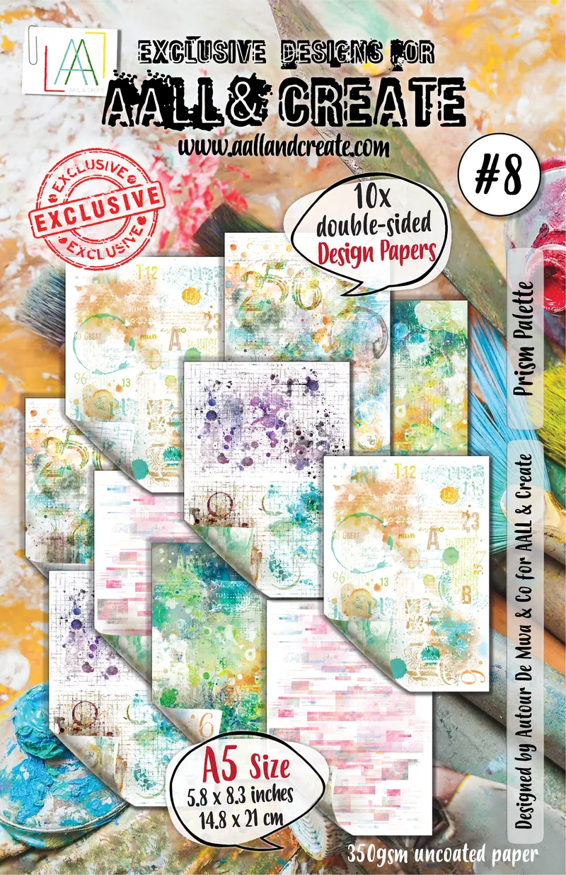 Aall And Create - A5 Design Paper - Prism Palette 1