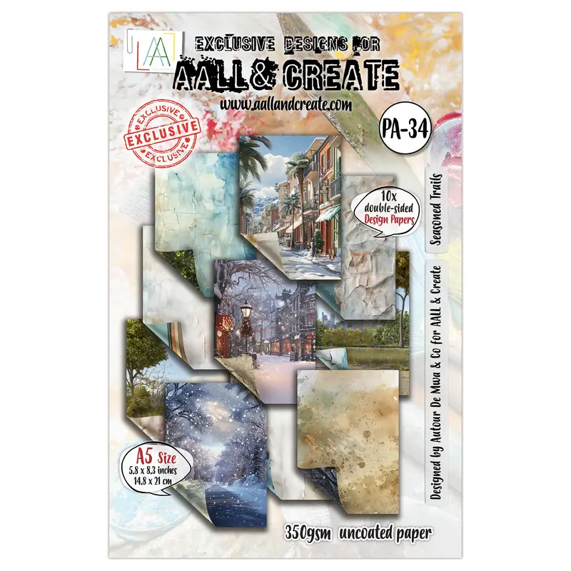 Aall And Create - A5 Design Paper - Seasoned Trails 1