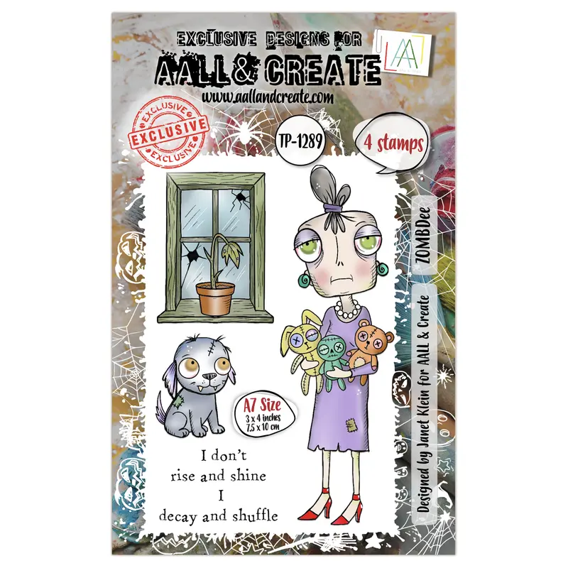 Aall And Create - A7 Stamp Set - Zombdee 1