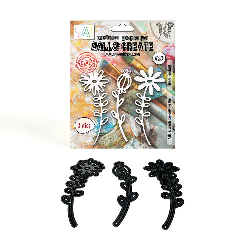 Aall And Create - Die-Cutting Die Set - Floral Fantasy 1