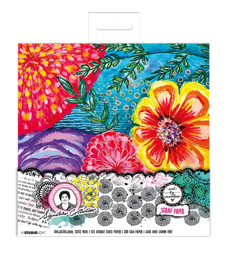 Abm Paper Set Scrap Paper Signature Collection 304.8X304.8X3mm 12 Pc Nr.30 1