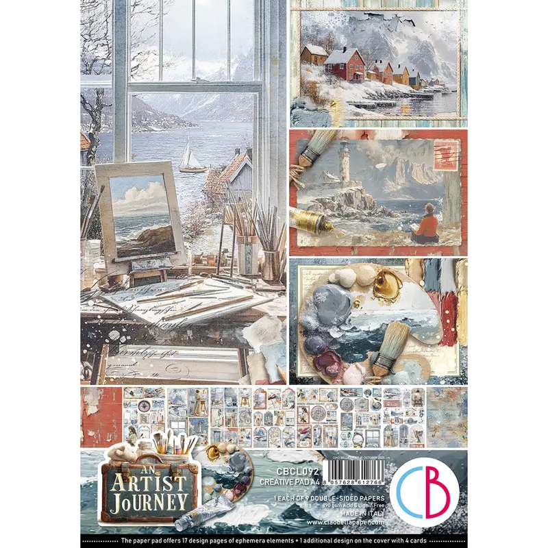 An Artist Journey Creative Pad A4 9/Pkg 1