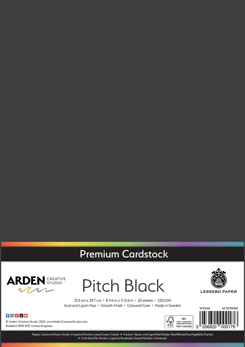 Arden Creative Studio Premium Cardstock A4 225Gsm 20 Pack 1