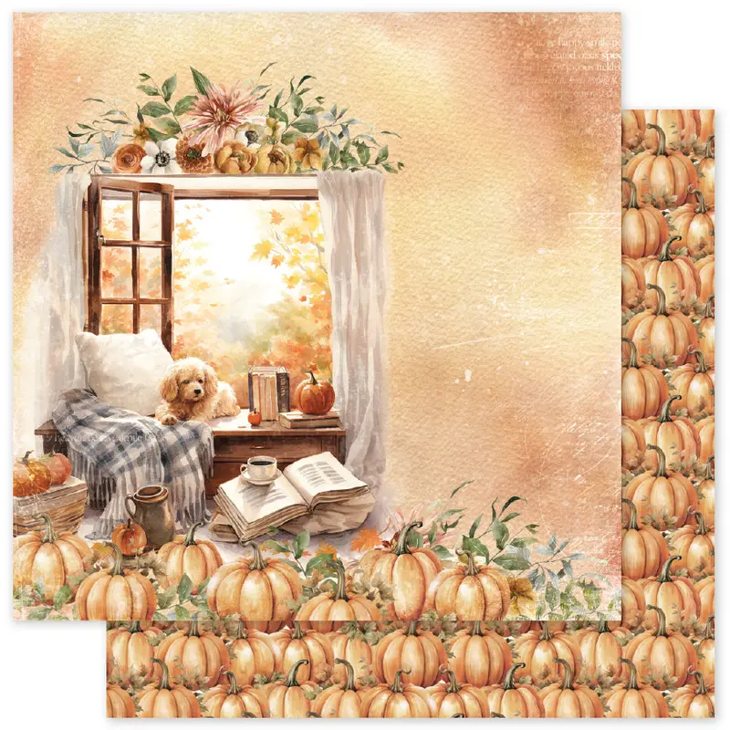 Autumn Florals Basics B 12X12 Paper (12Pc Bulk Pack) 35457 1