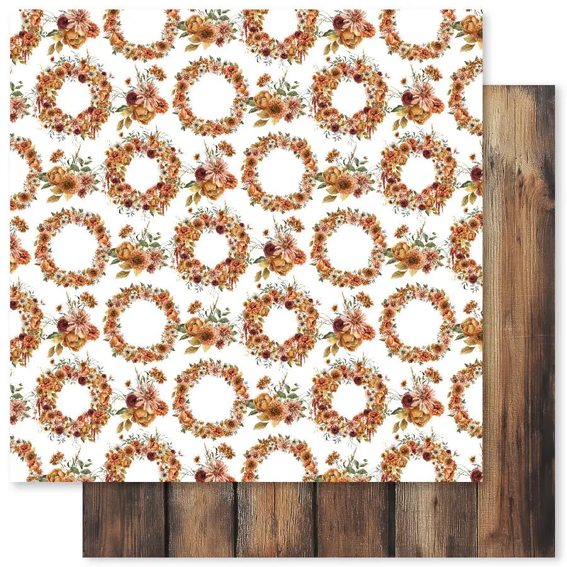 Autumn Florals C 12X12 Paper (12Pc Bulk Pack) 32970 1