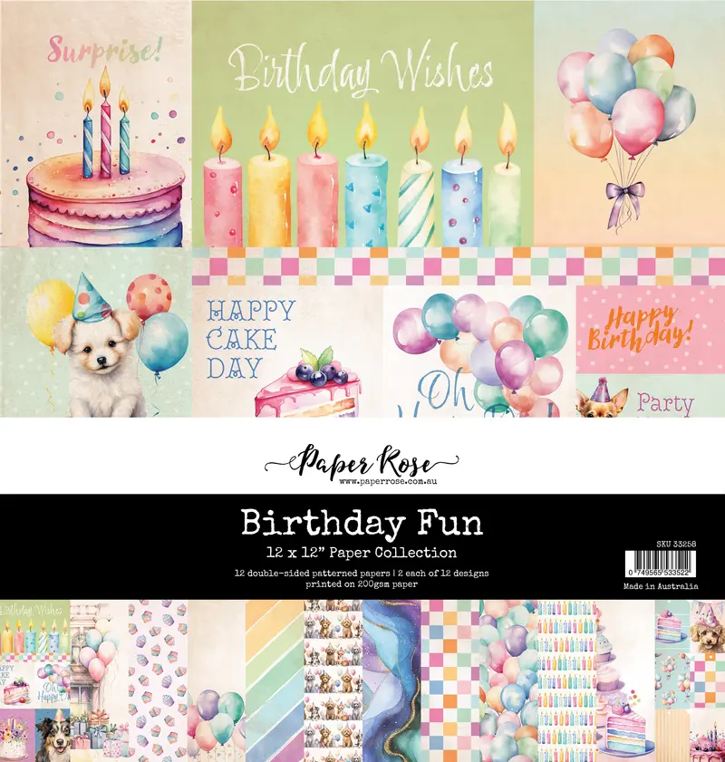 Birthday Fun 12X12 Paper Collection 33258 1