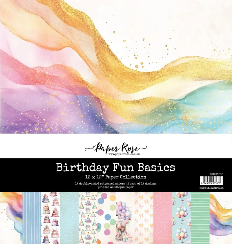Birthday Fun Basics 12X12 Paper Collection 33282 1