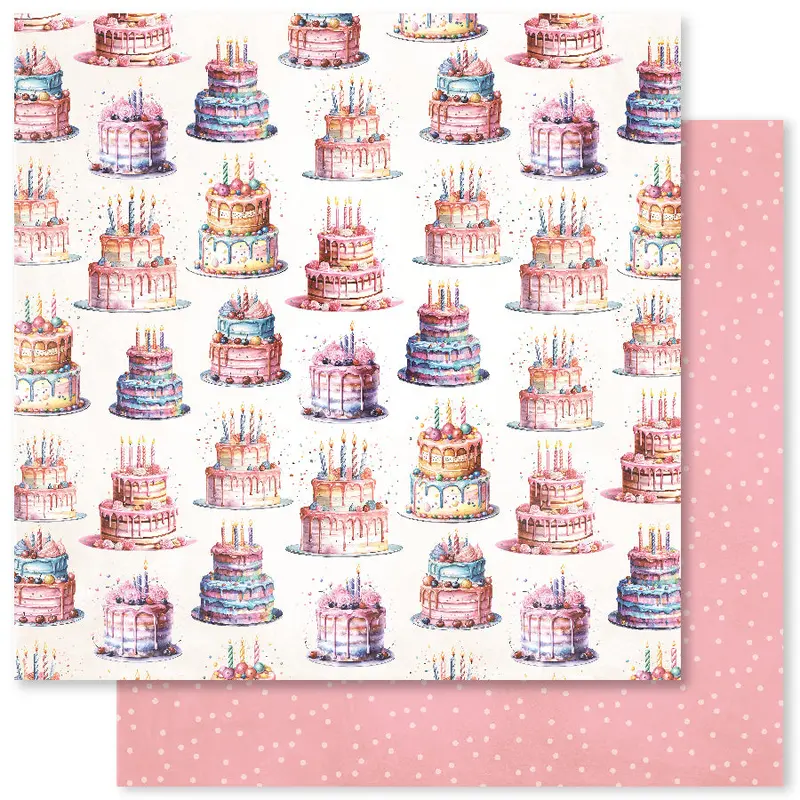 Birthday Fun Basics B 12 X 12 Paper (12 Pc Bulk Pack) 33288 1