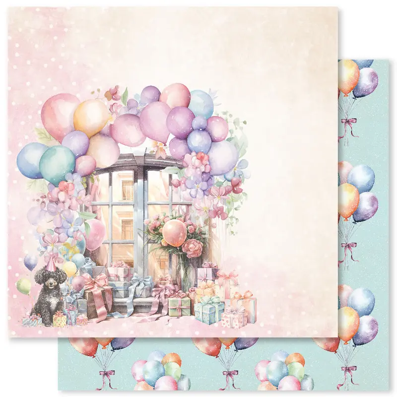 Birthday Fun Basics C 12 X 12 Paper (12 Pc Bulk Pack) 33291 1