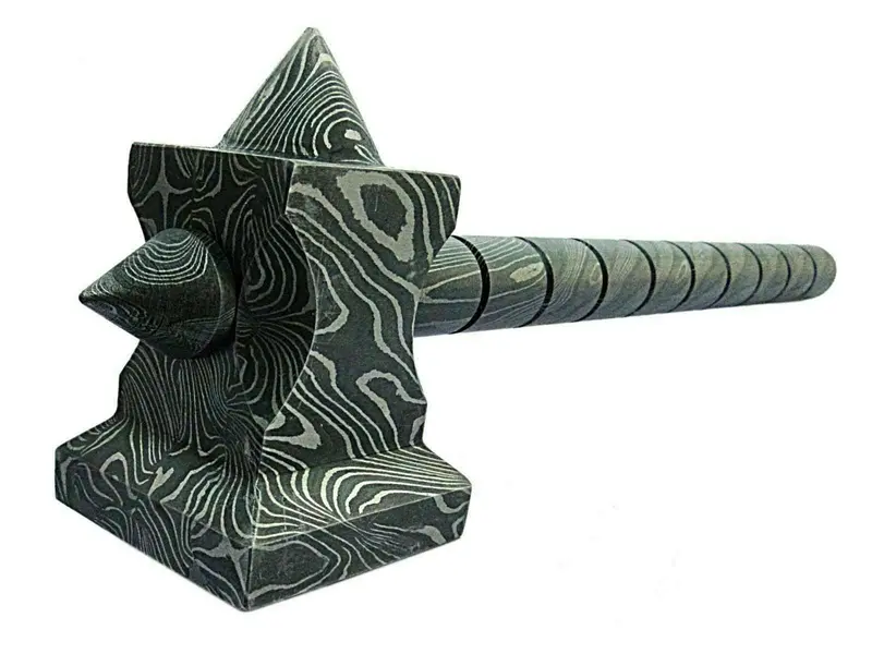 Blacksmith Custom Handmade - 12.Inches Beautiful Full Damascus Hammer Mb-0024 1
