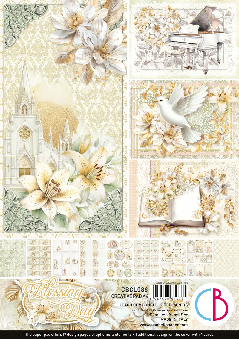 Blessing Day Creative Pad A4 9/Pkg 1