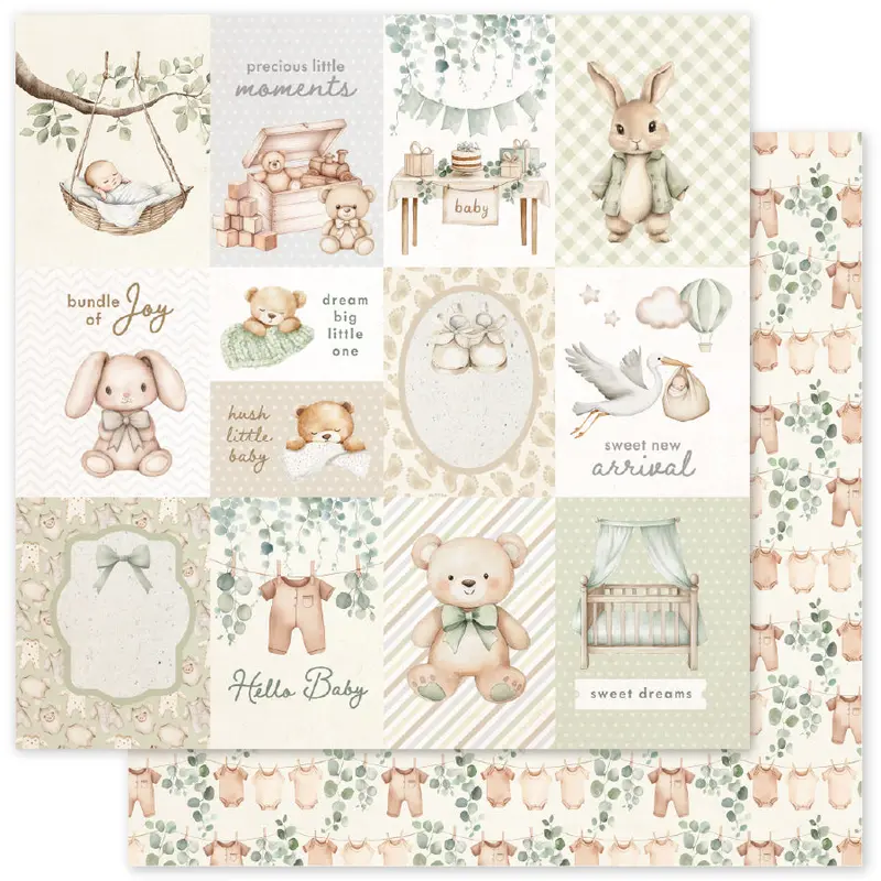 Boho Baby A 12X12 Paper (12Pc Bulk Pack) 35074 1