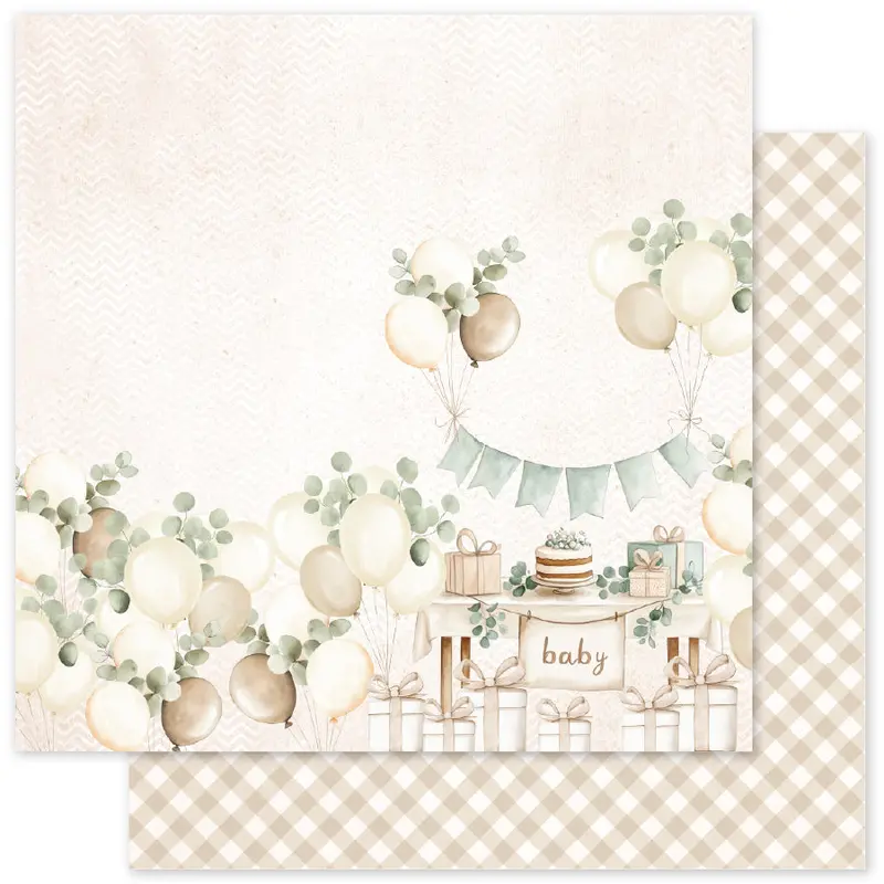Boho Baby D 12X12 Paper (12Pc Bulk Pack) 35083 1
