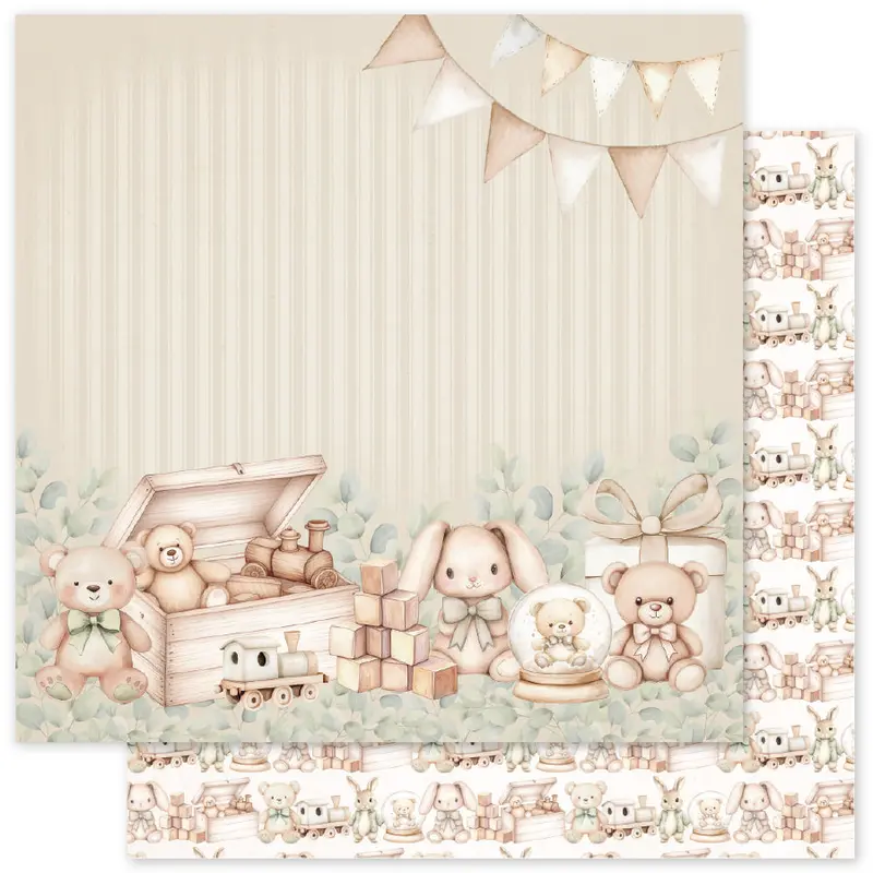 Boho Baby F 12X12 Paper (12Pc Bulk Pack) 35089 1