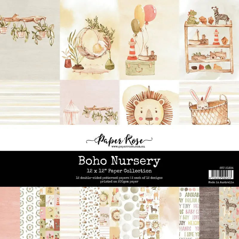 Boho Nursery 12X12 Paper Collection 21834 1