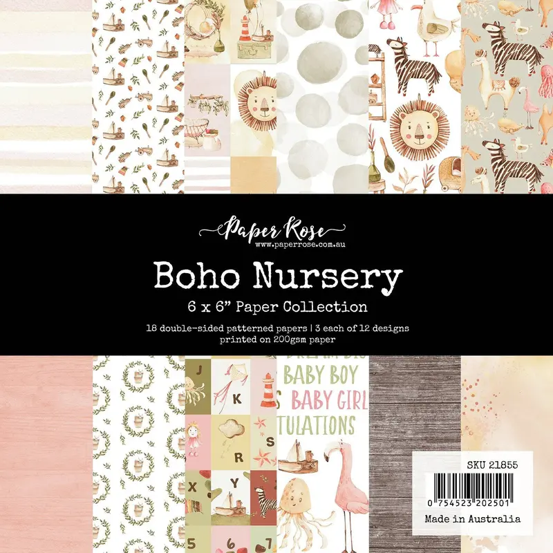 Boho Nursery 6X6 Paper Collection 21855 1