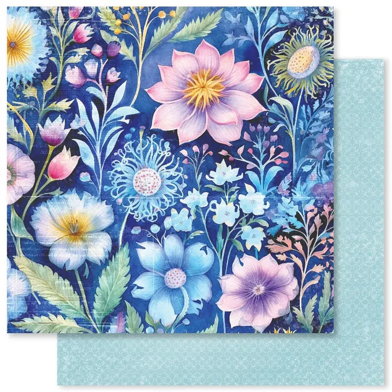Botanical Blooms  F 12X12 Paper (12Pc Bulk Pack) 32049 1
