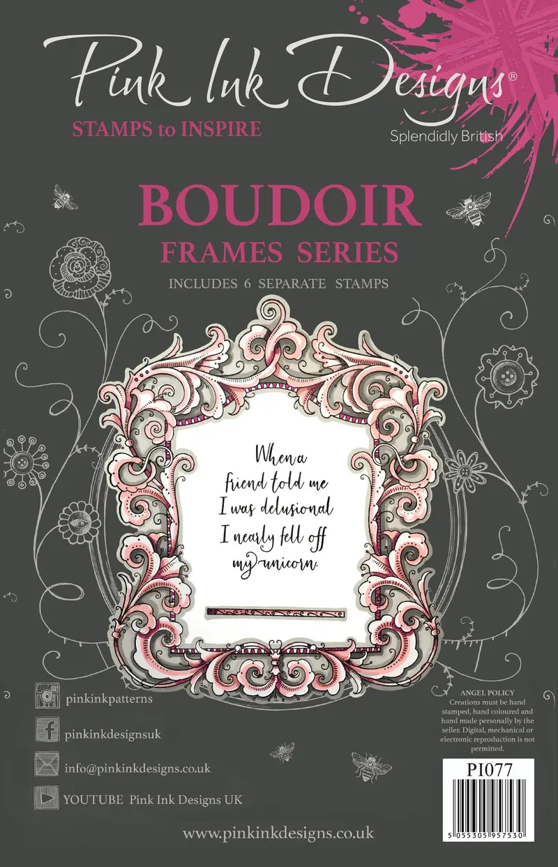 Boudoir A5 Clear Stamp Set 1
