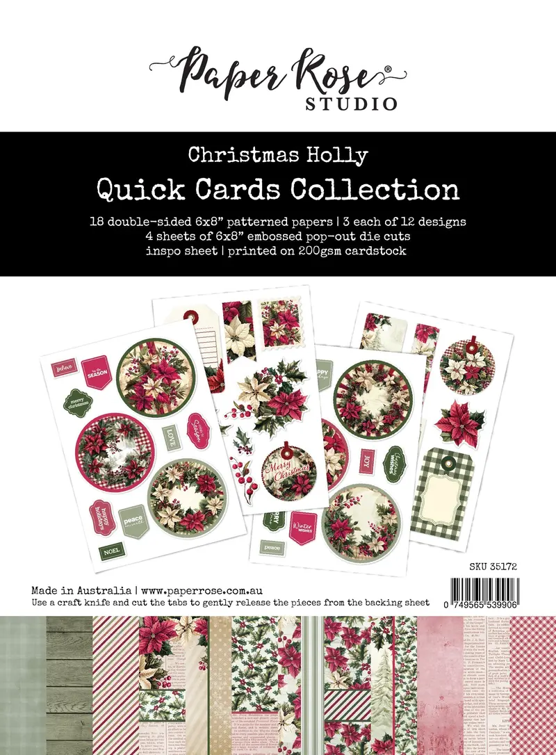 Christmas Holly Quick Card Collection 35172 1