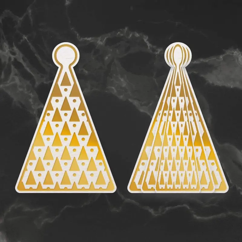 Couture Creations Tree Bauble Cut, Foil And Emboss Die (Co727012) 1