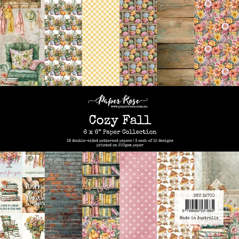 Cozy Fall 6X6 Paper Collection 32700 1