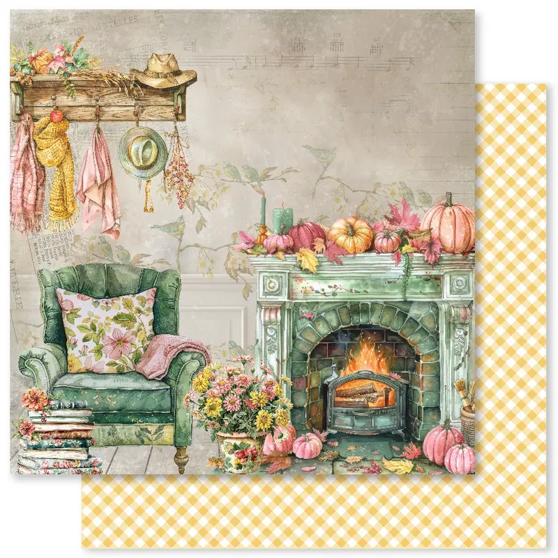 Cozy Fall B 12X12 Paper (12Pc Bulk Pack) 32685 1