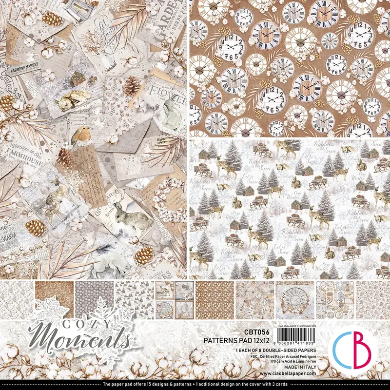 Cozy Moments Pad 12X12 8/Pkg 1