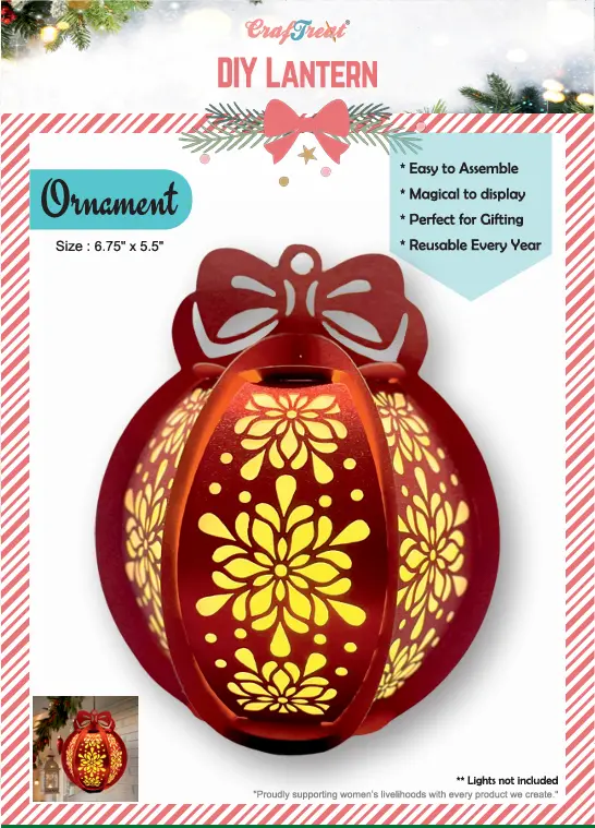 Craftreat Diy Paper Lanterns - Ornament 1