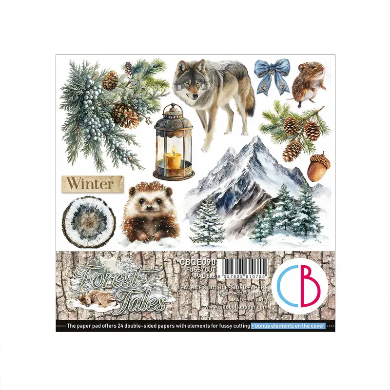 Forest Tales Fussy Cut Pad 6"X6" 24/Pkg 1