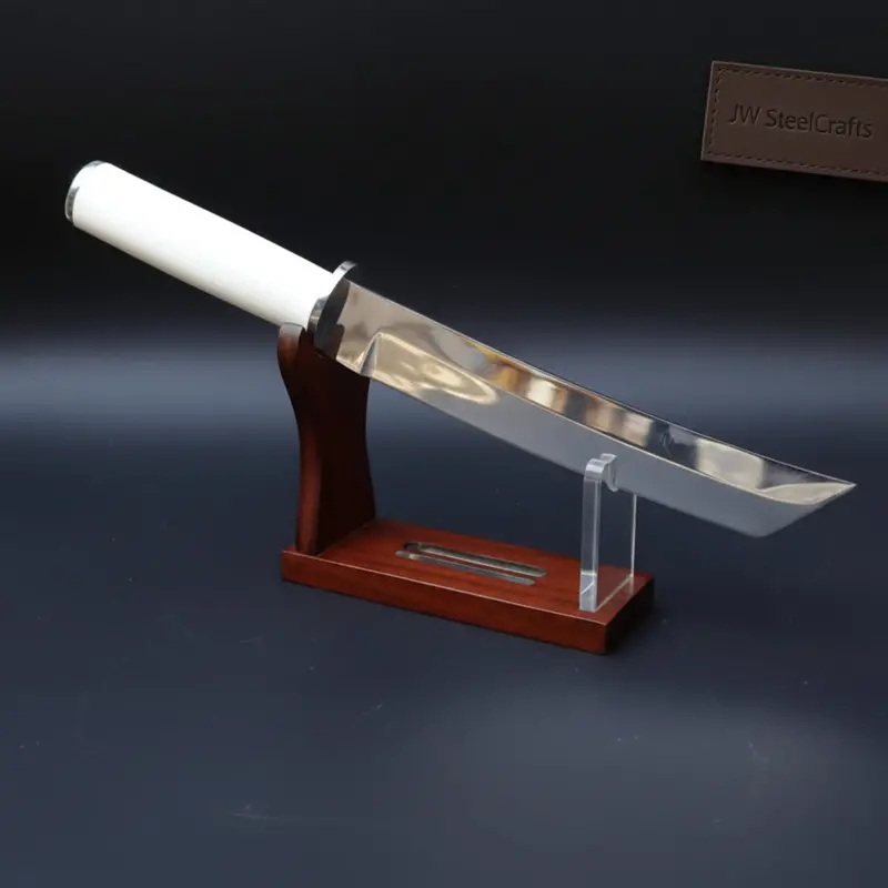 Hand-Made Tanto Knife With Vg-10 Handle. 1