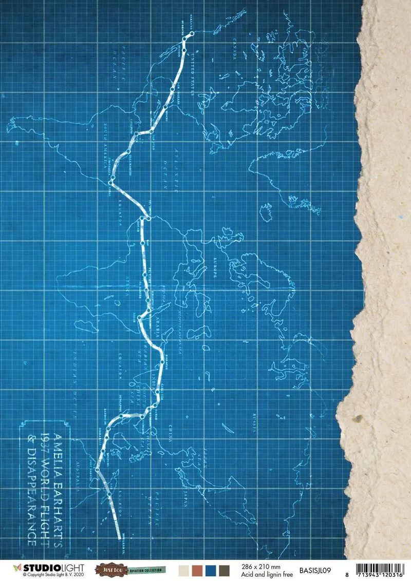 Jl Bg Paper 170Gr Aviation Collection 210X297mm Nr.09 1