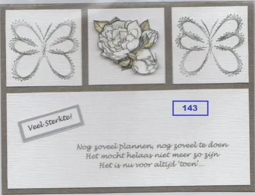 Laura's Design Digital Embroidery Pattern - Butterfly Corners 1