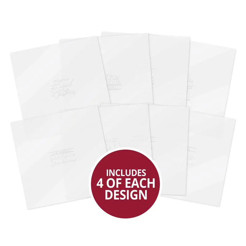 Luxury Festive Foiled Parchment Sentiment Sheets 1