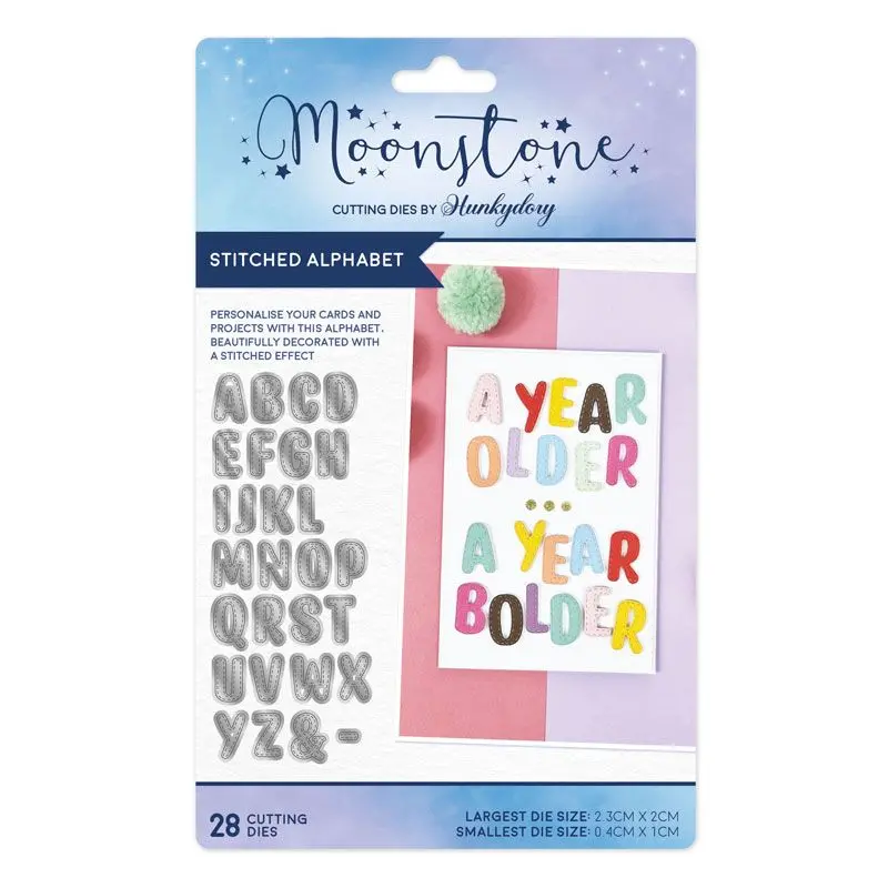 Moonstone Dies - Sweetly Stitched Alphabet 1