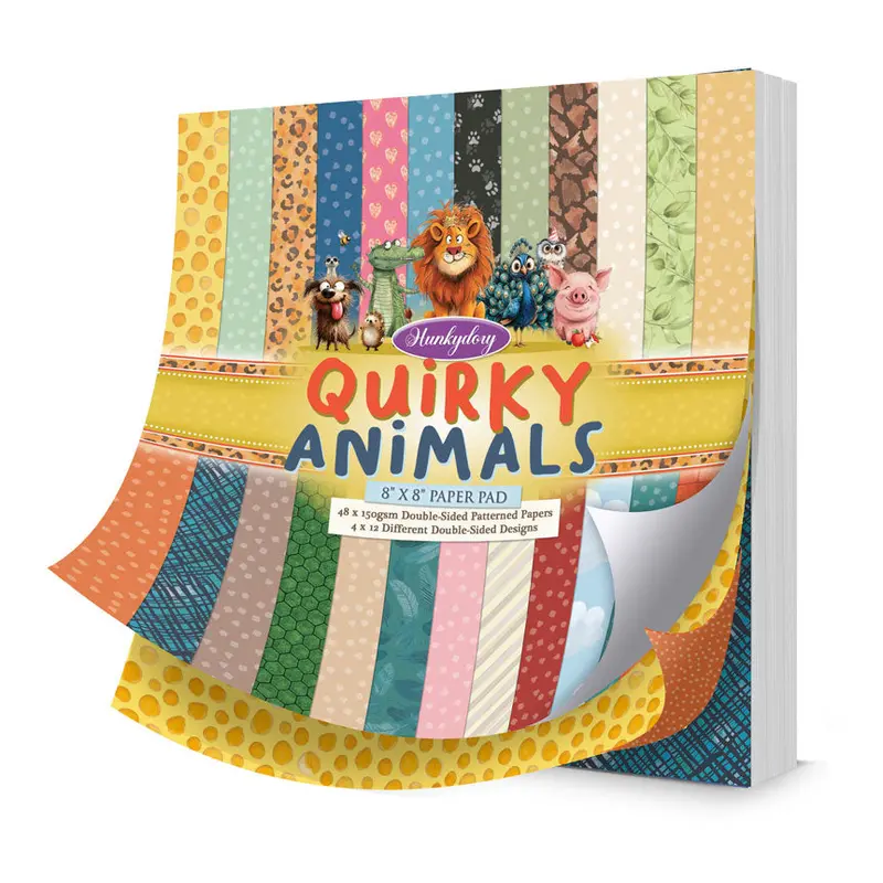 Quirky Animals 8" X 8" Paper Pad 1