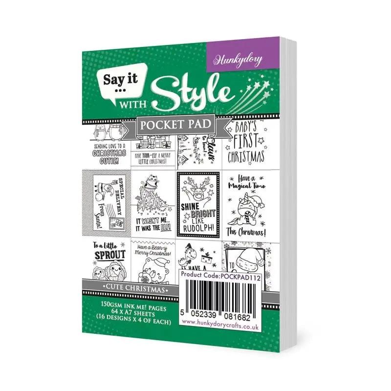 Say It With Style Pocket Pads - Cute Christmas 1