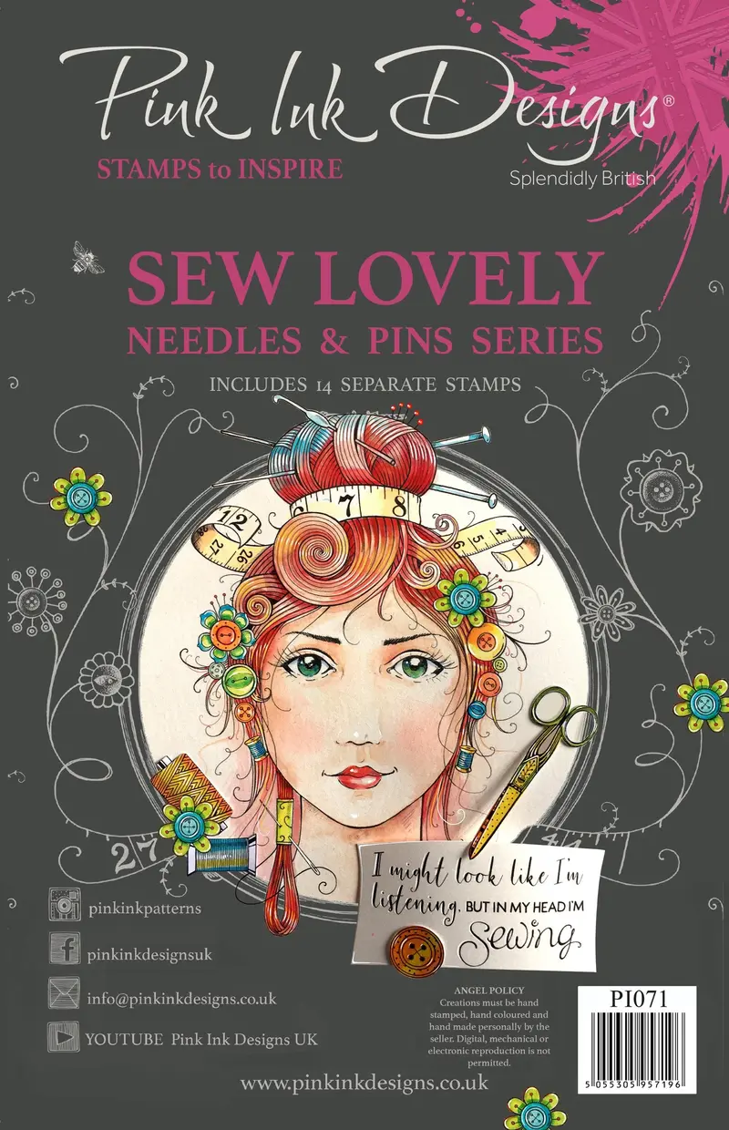Sew Lovely A5 Clear Stamp 1