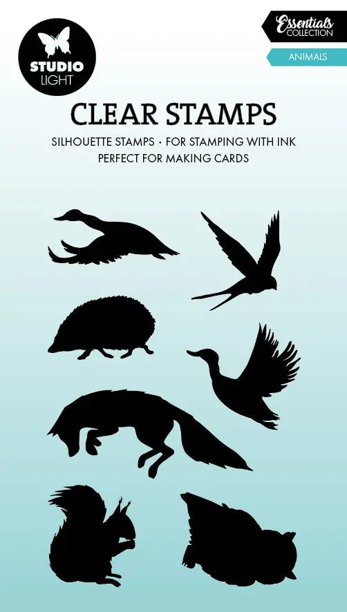 Sl Clear Stamp Animals Essentials 7 Pieces 1