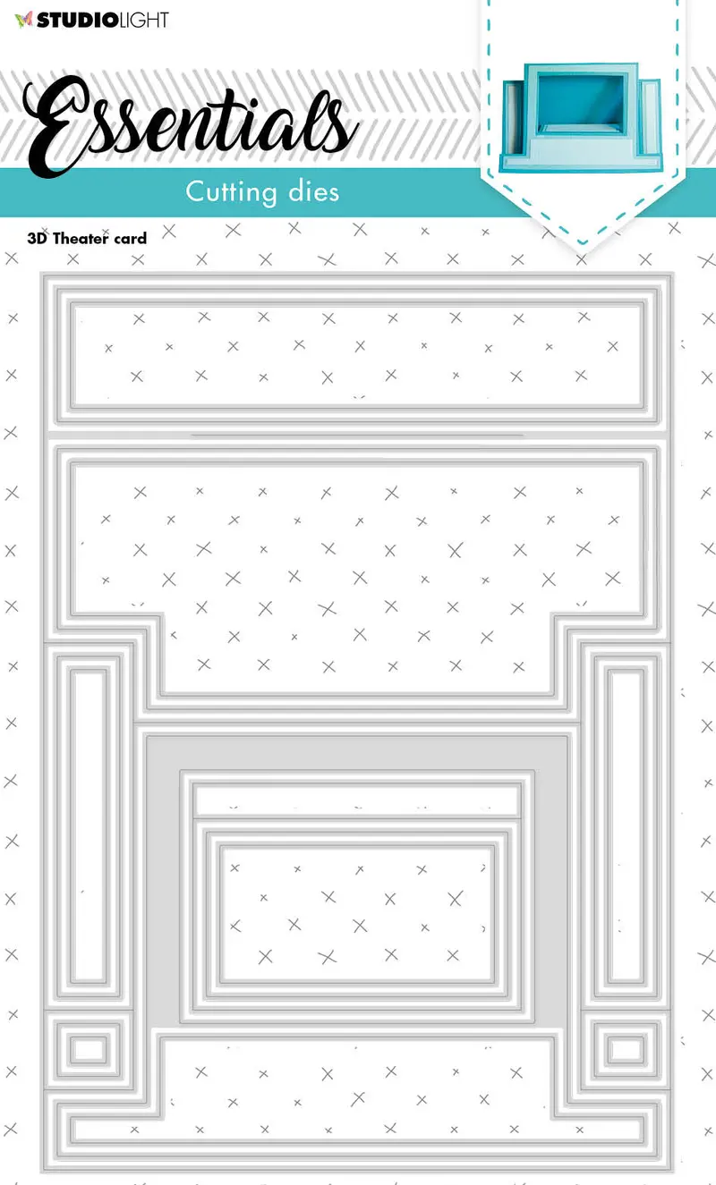 Sl Cutting Die 3D Theater Card Essentials 140X200x1mm 17 Pc Nr.212 1