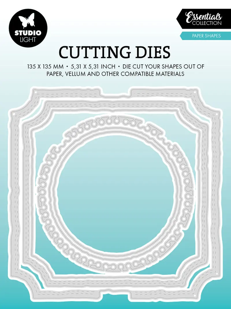 Sl Cutting Die Paper Shapes Essentials 6 Pc 1