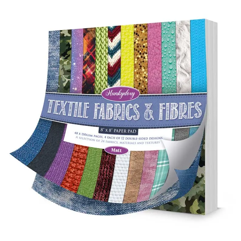 Textile Fabrics & Fibres 8" X 8" Paper Pad 1