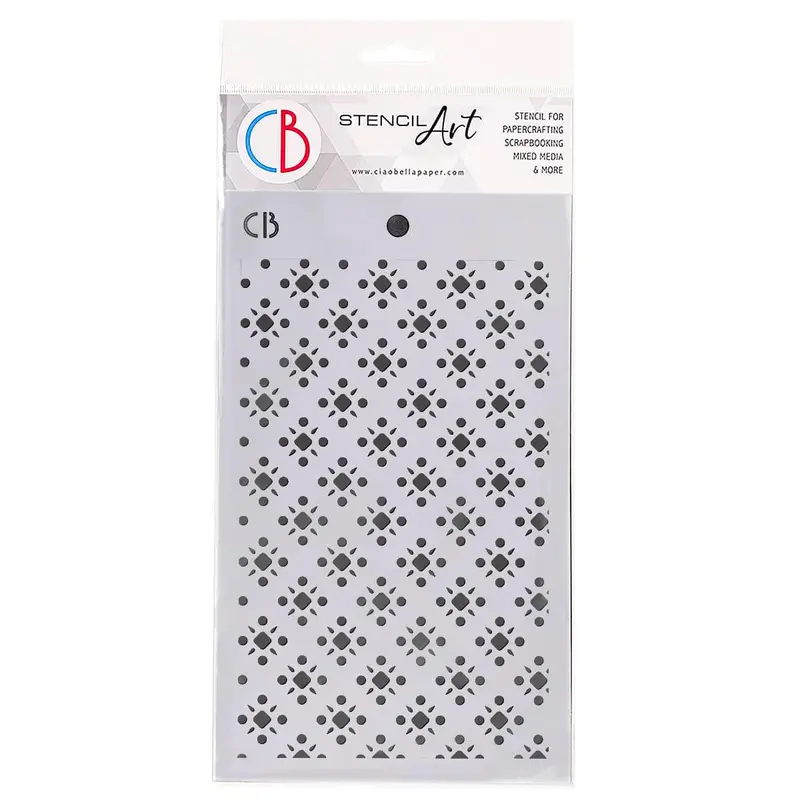 Texture Stencil 5"X8" Sangallo Lace 1