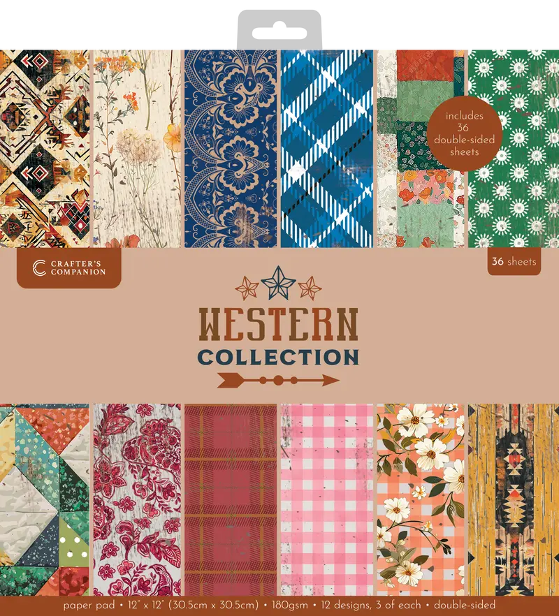Western Collection 12”X12” Paper Pad 1