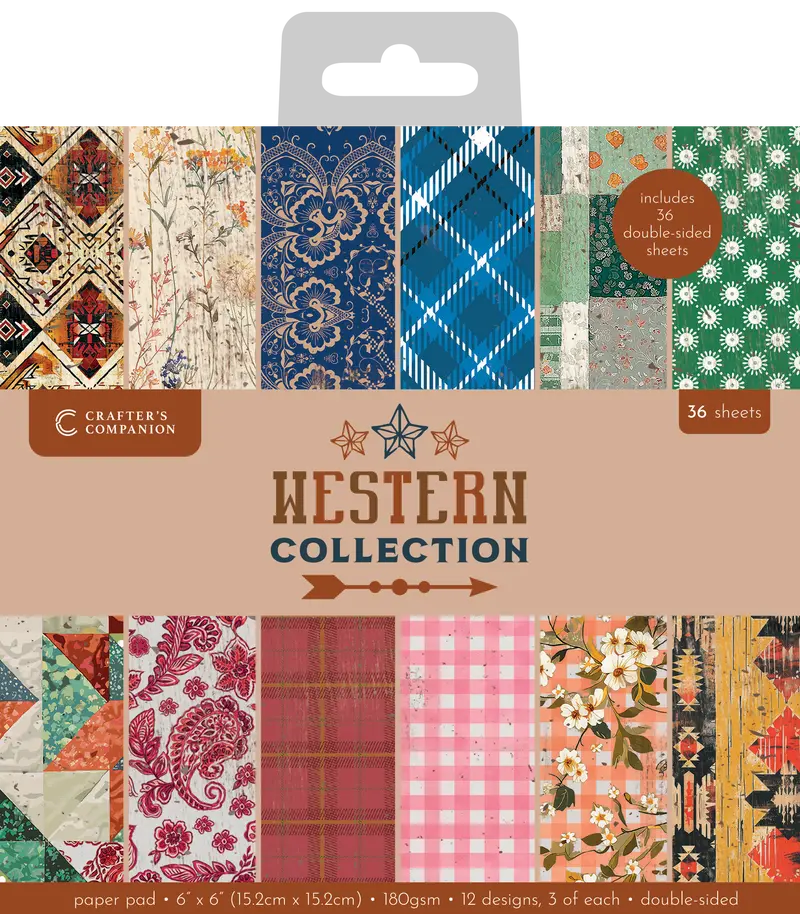 Western Collection 6”X6” Paper Pad 1