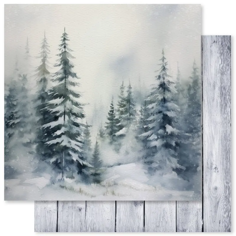 White Christmas Basics A 12X12 Paper (12Pc Bulk Pack) 32916 1